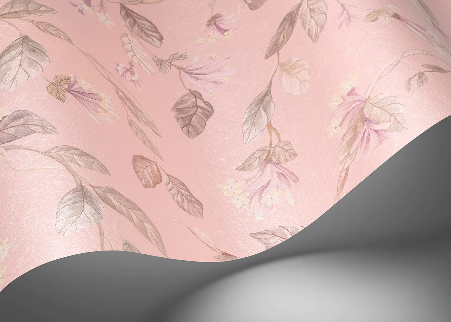 Tapete Flora - Stone on Rose Quartz