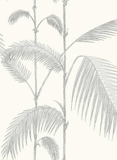 Tapete Palm Jungle - Grey/ Ivory