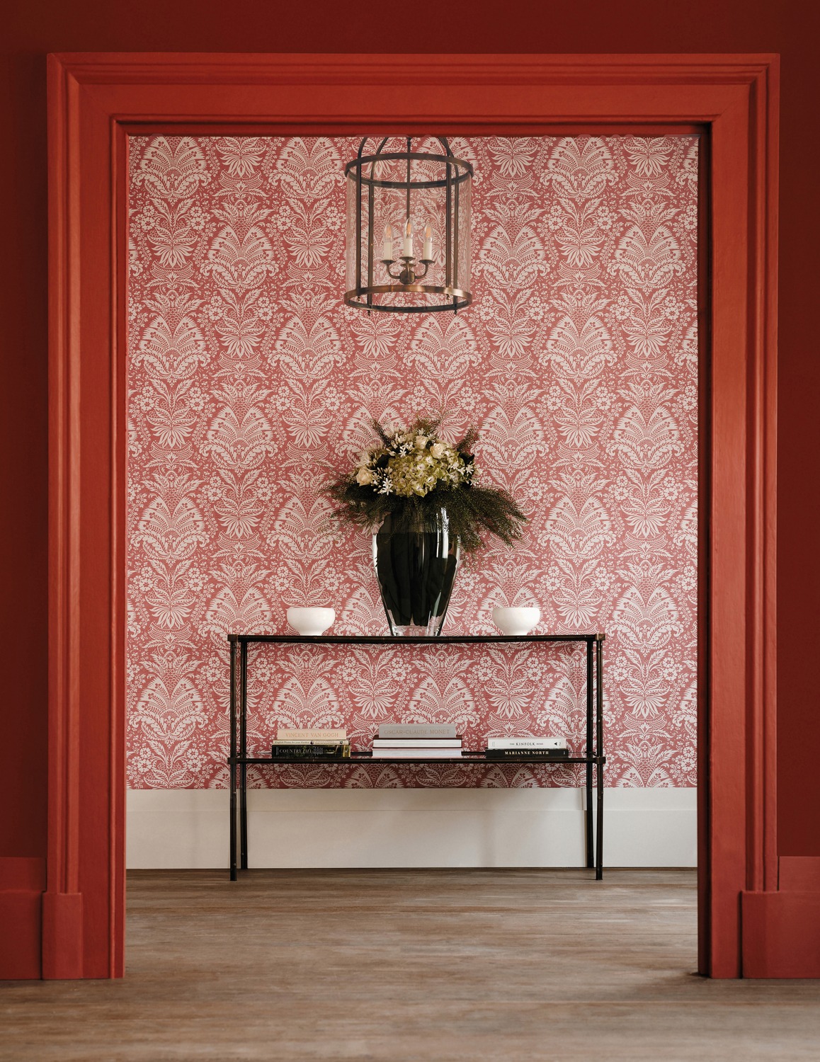 Tapete Bourton Damask - Rose 01