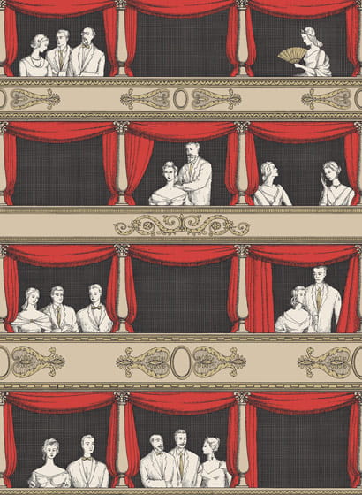 Tapete Teatro - Linen and Rouge