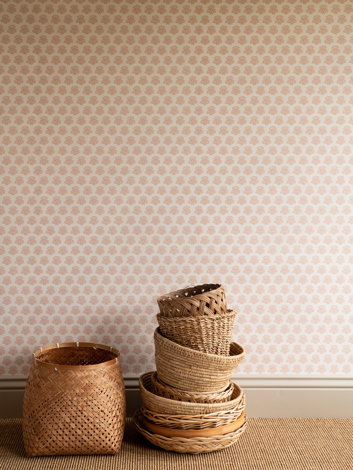 Wallpaper India - Rusty Red