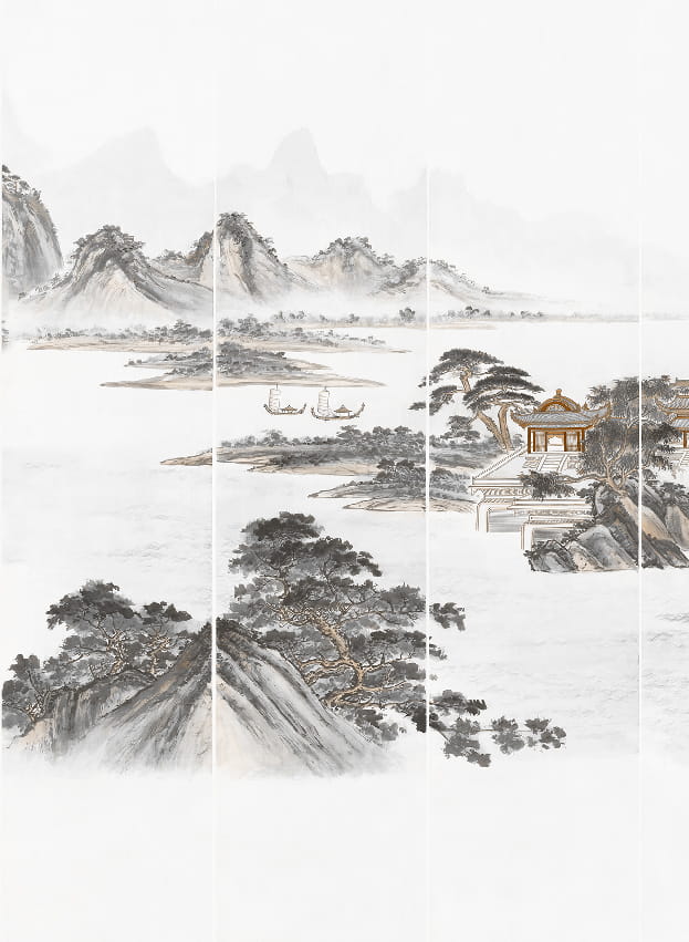 Wandbild Kaisui - Grafic Panel 2
