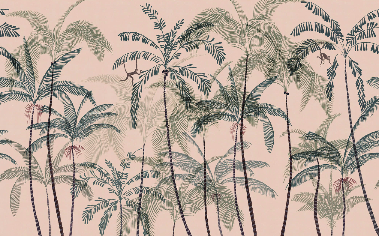 Wandbild Louie - Pink