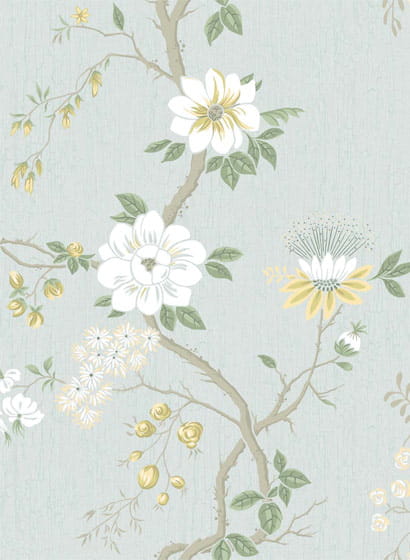 Tapete Camellia - Lemon/ Sage