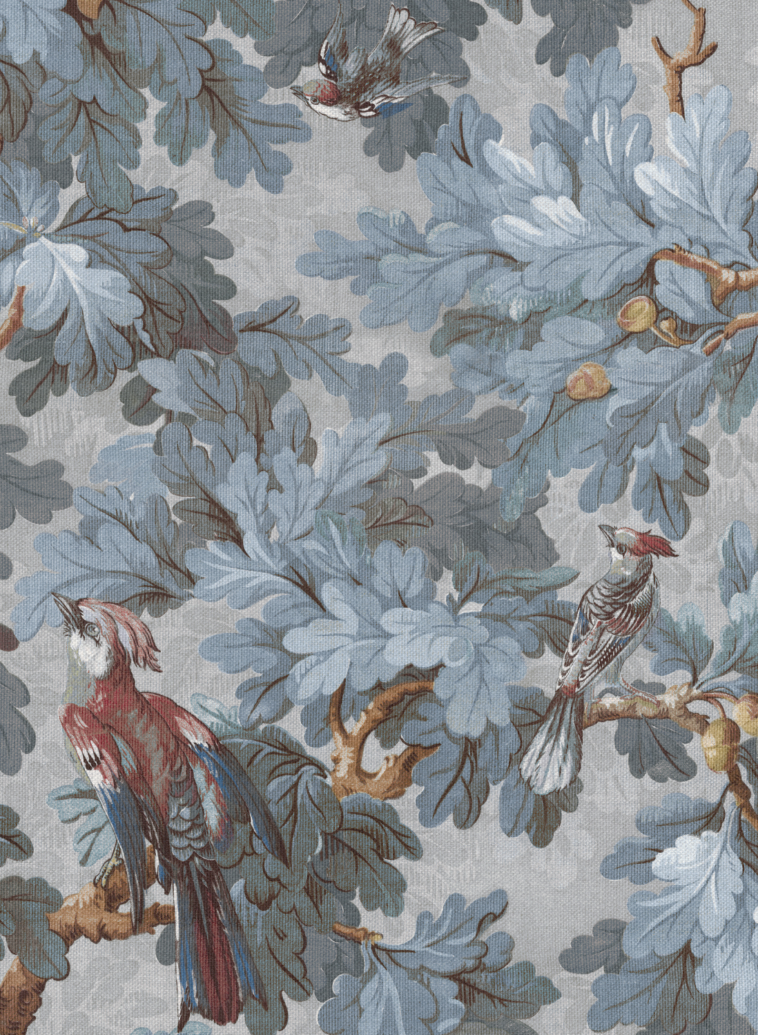 Wandbild Benjamin - Misty Blue