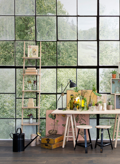 Wandbild Factory Window