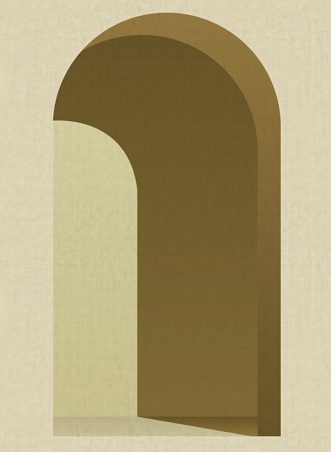 Wandbild Arch - Saffron