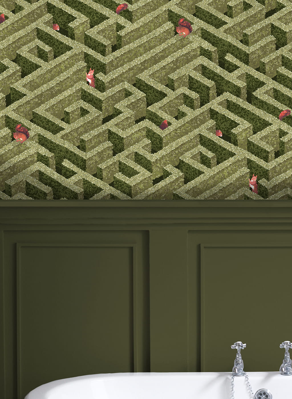 Tapete Labyrinth with Squirrel