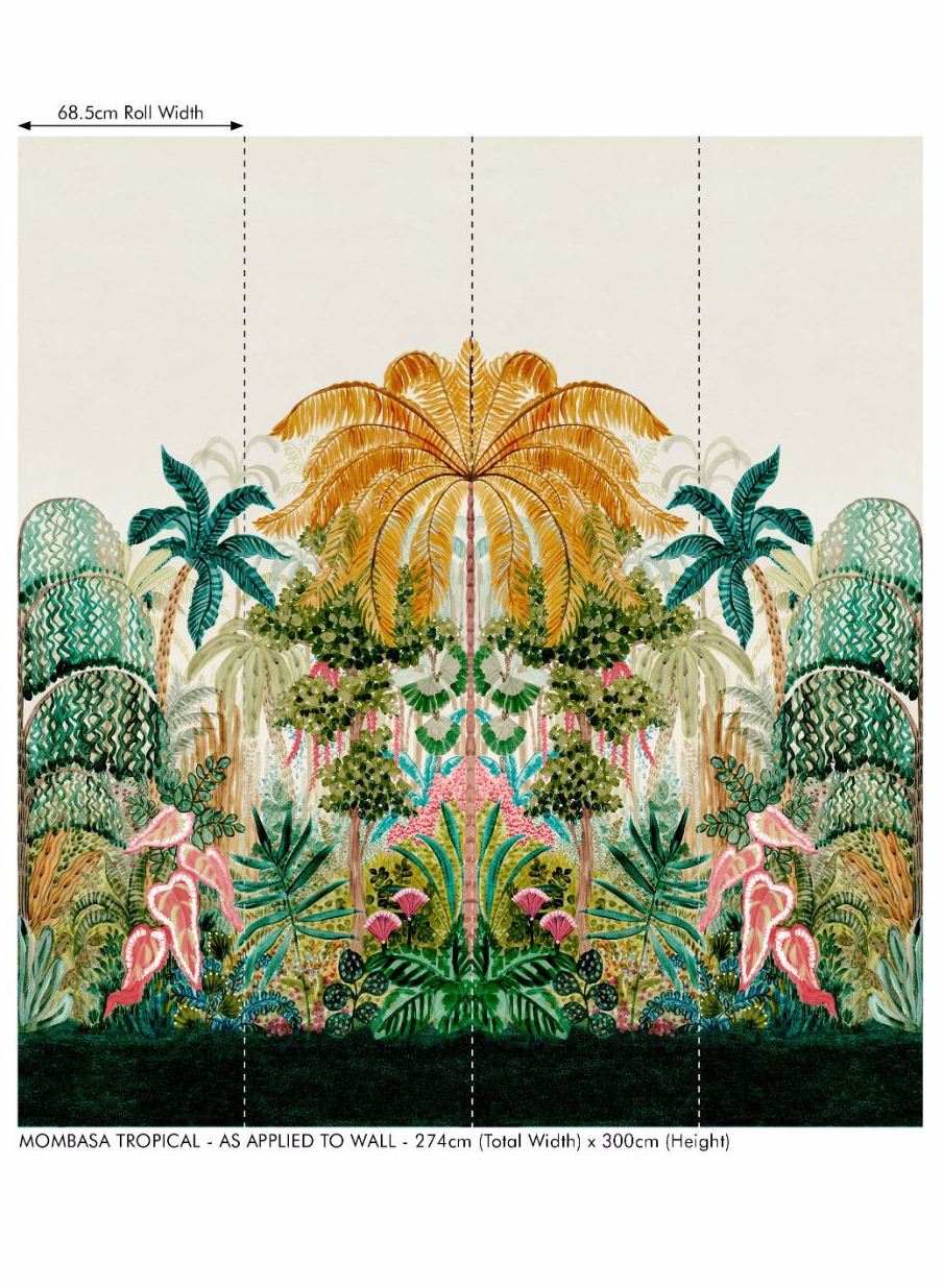 Wandbild Mombasa - Tropical