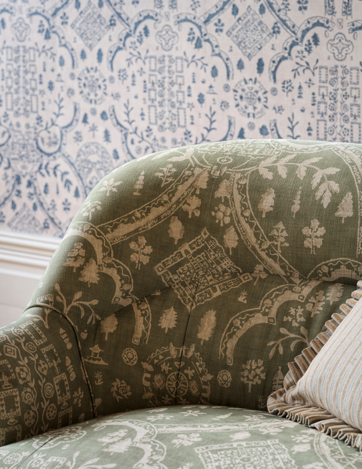 Tapete Topiary View - Wedgwood