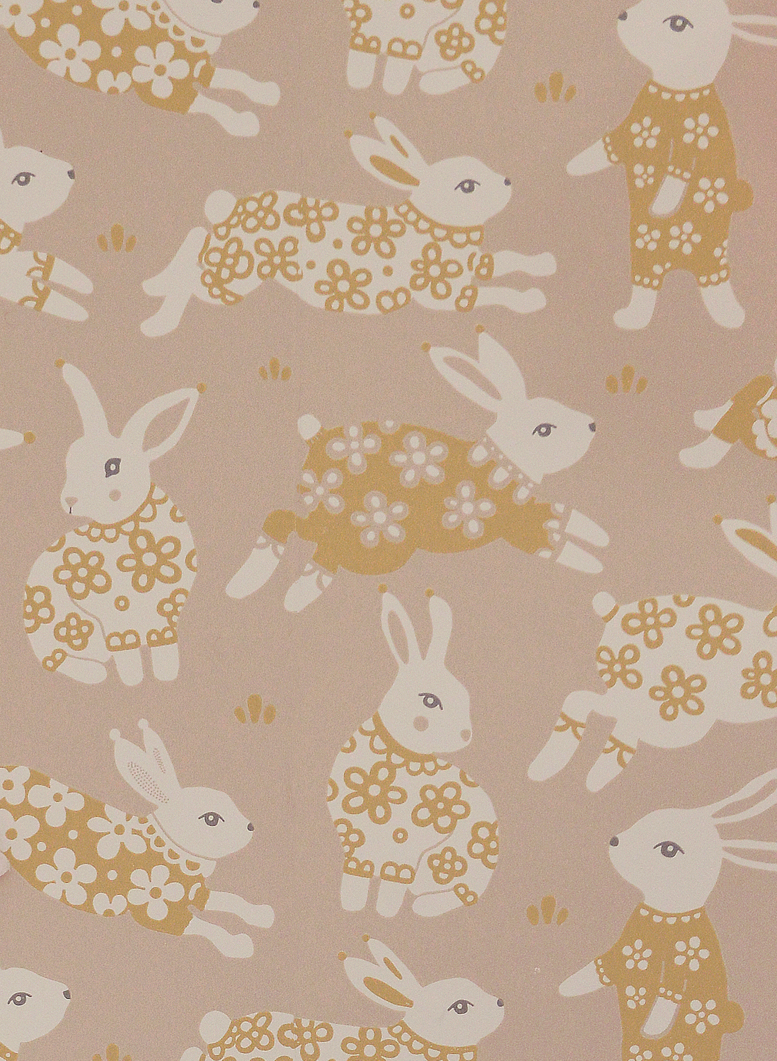 Tapete Garden Party - Dusty Blush Pink