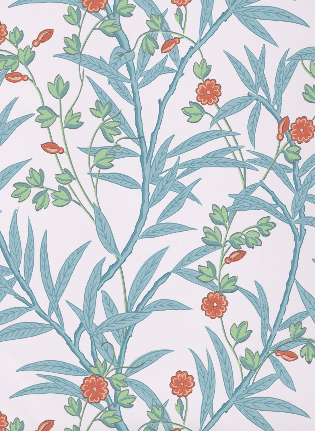 Tapete Bamboo Floral - Heat