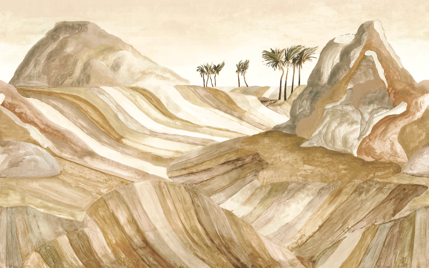 Wandbild Zerzura - Limestone Dune