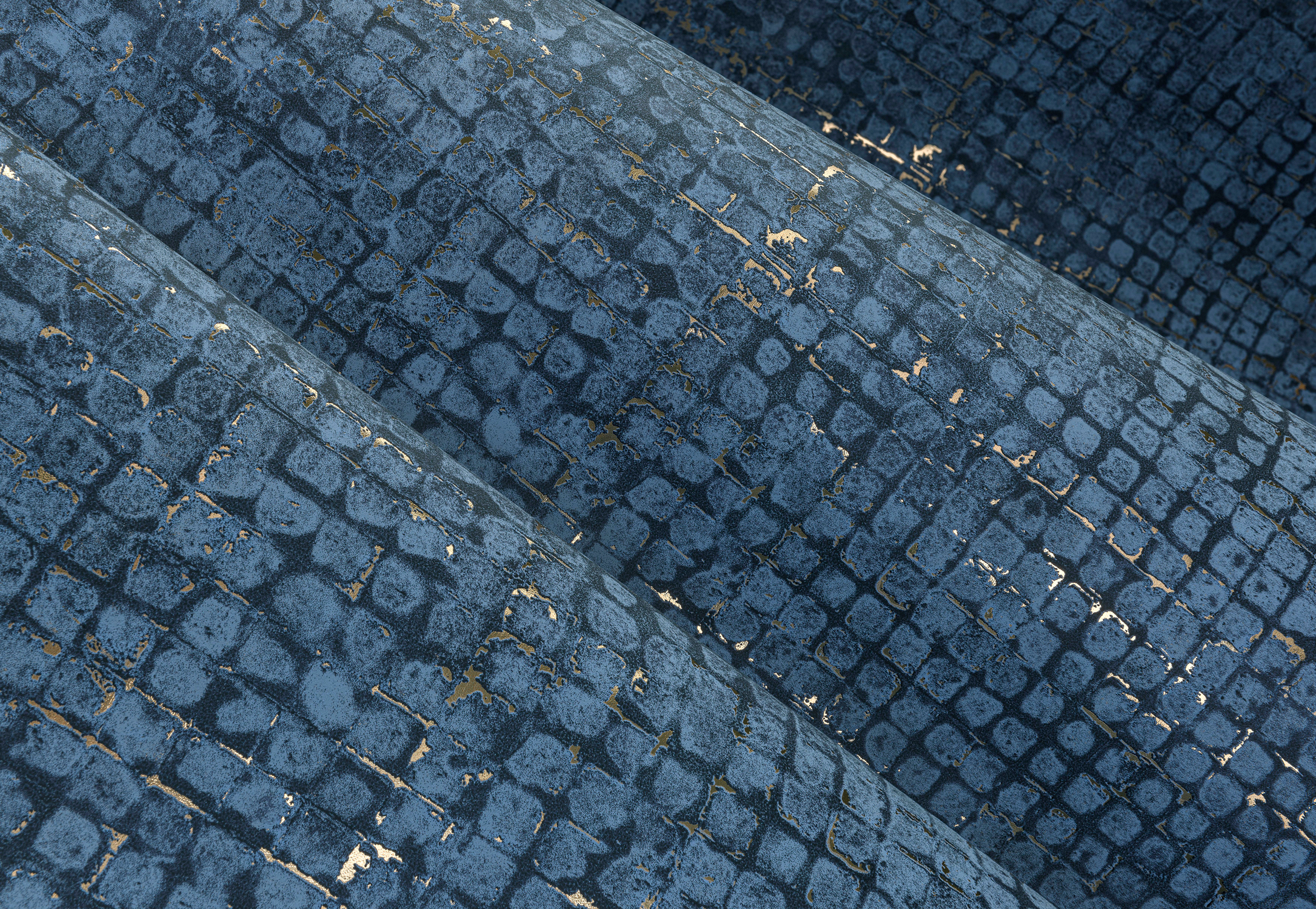Tapete Mosaico - Blue/ Stone