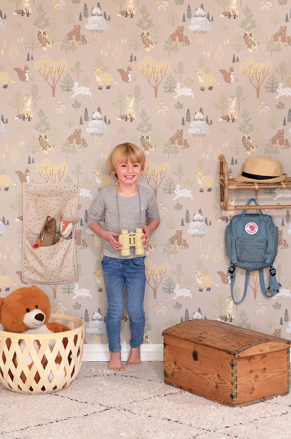 Tapete Deep Forest - Soft Beige