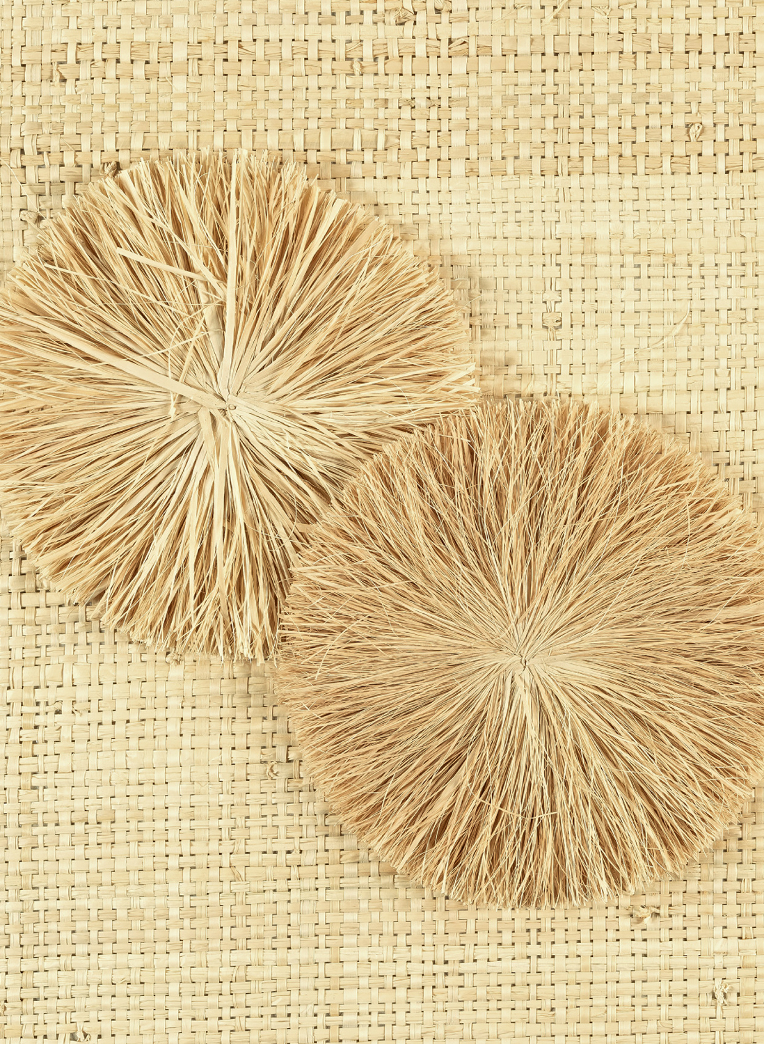 Tapete Raphia Lotus - Naturel