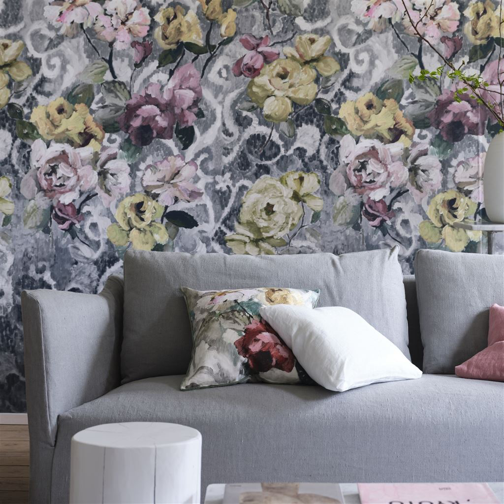Tapete Tapestry Flower - Platinum