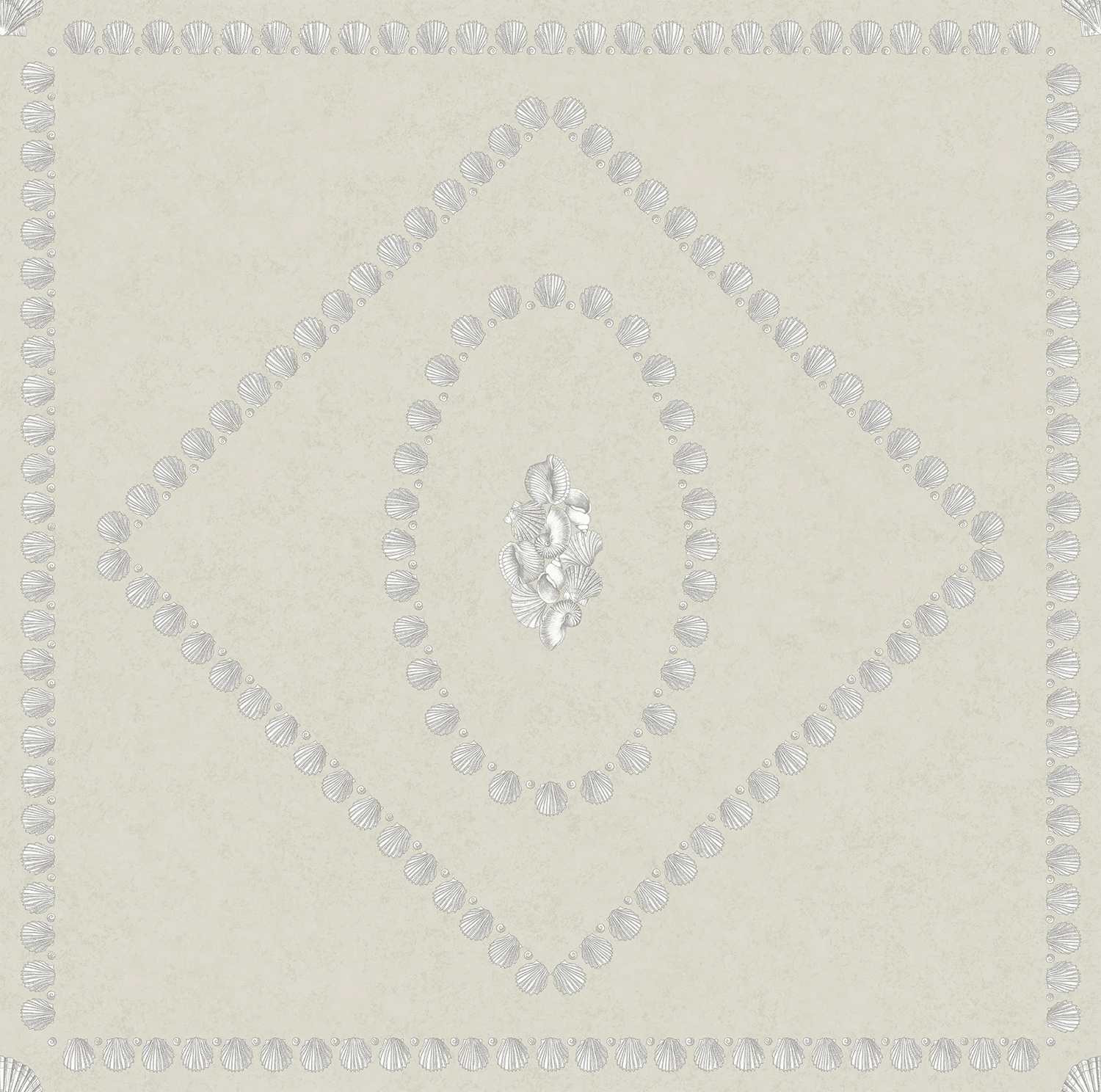 Tapete Conchiglie - Pearl on Parchment