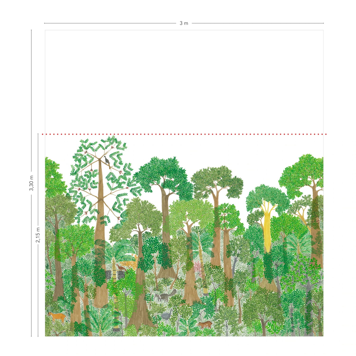 Wandbild Isio Bajii - Panel A