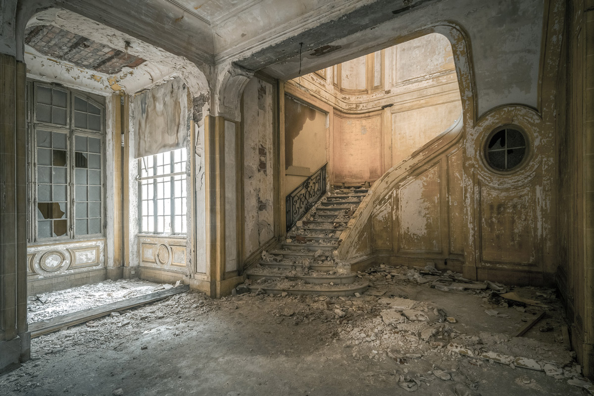 Wandbild Raw Chateau