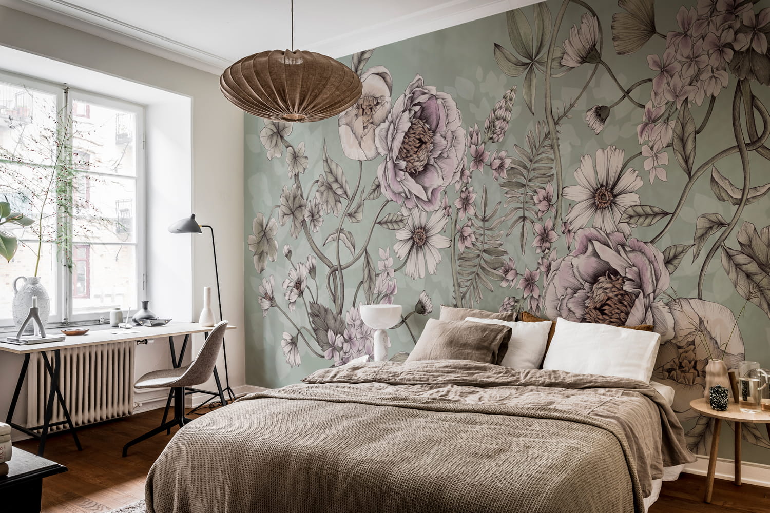 Wandbild Spring Flower - green
