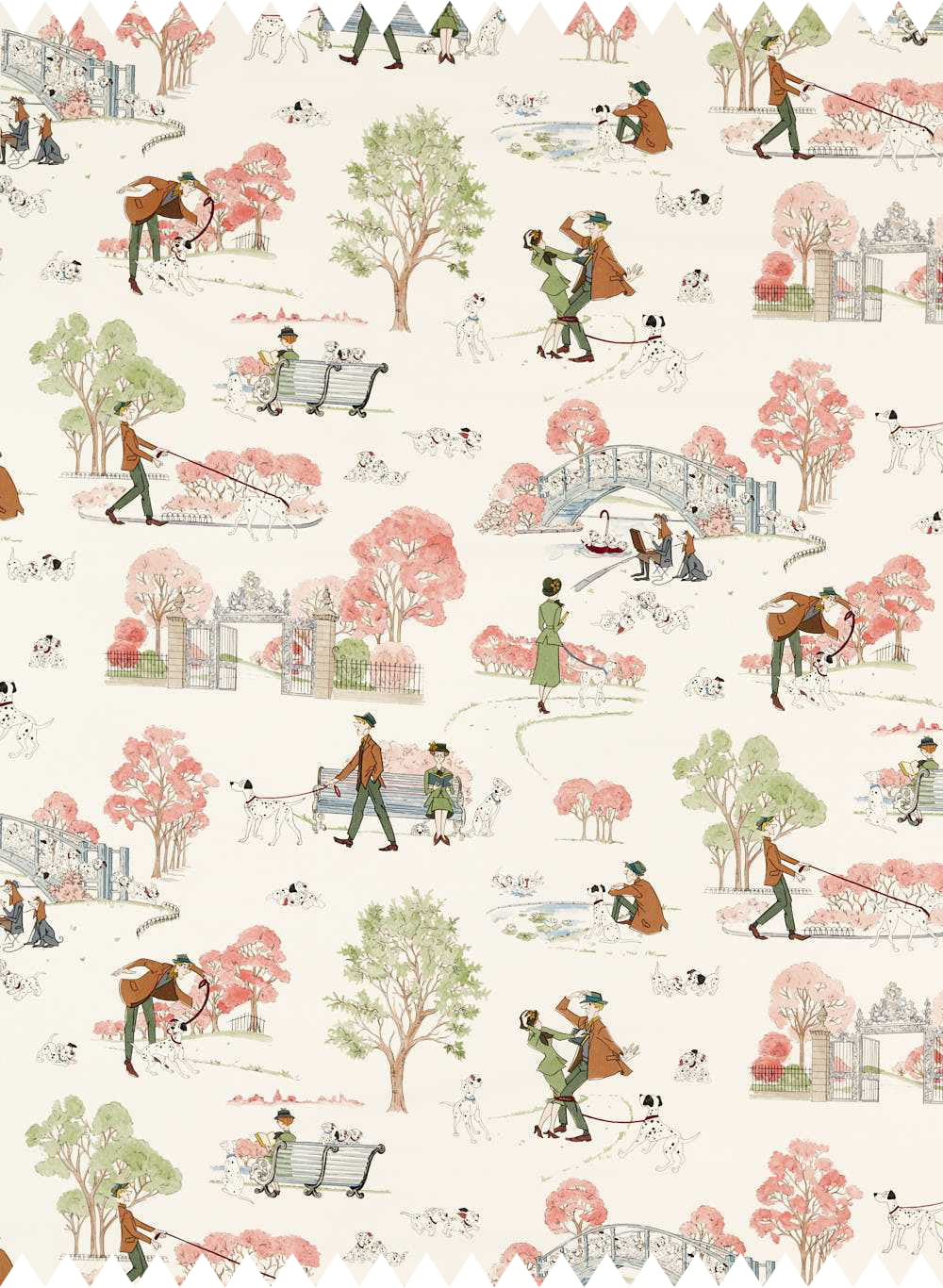 Stoff 101 Dalmatians - Candy Floss