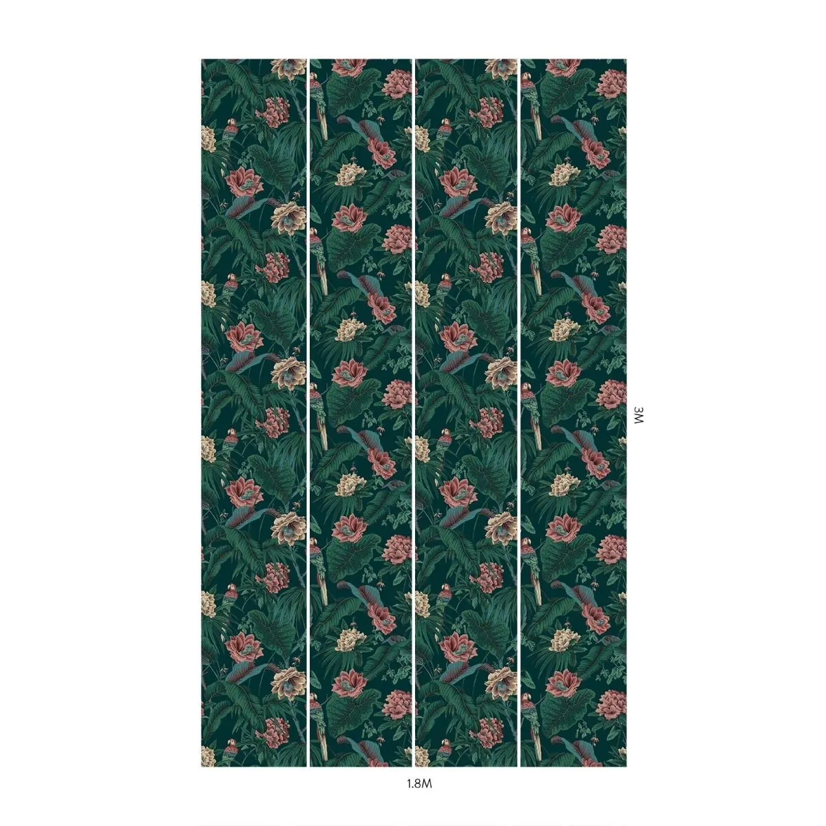 Tapete Paradisa - Spruce-Green