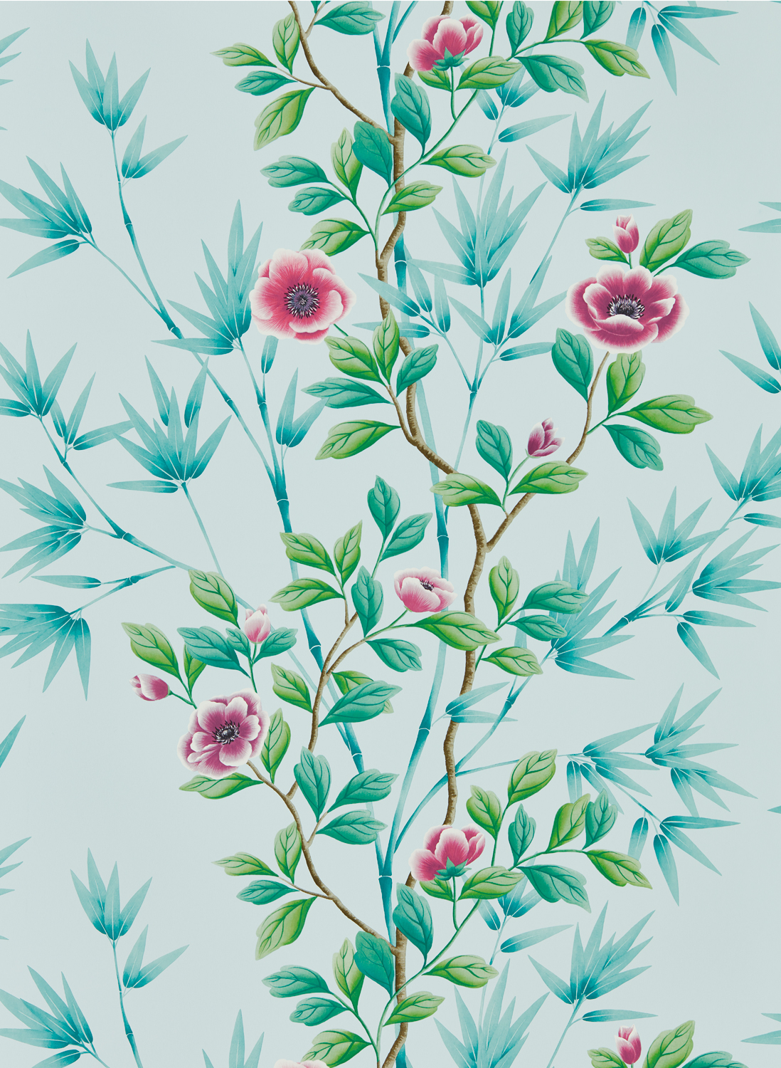 Tapete Lady Alford - Sky/ Magenta