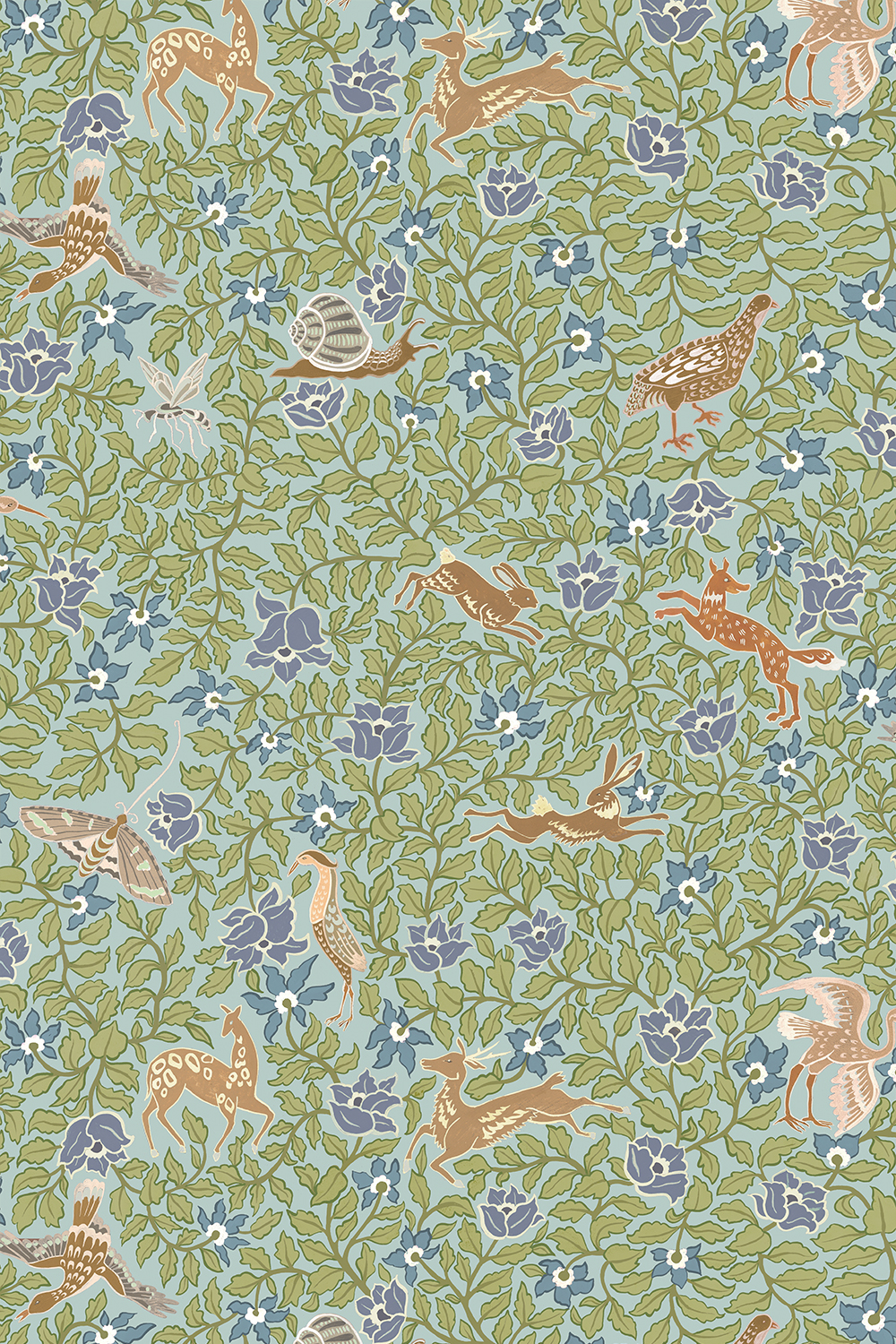 Wallpaper Haresfield Walk - Blue