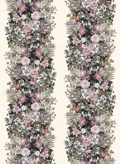 Wandbild Flowerbed - White