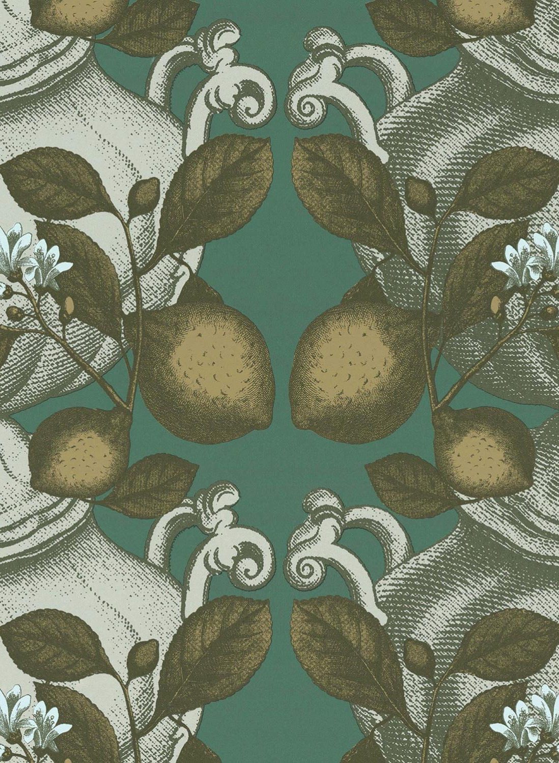 Wallpaper Limoncello - green