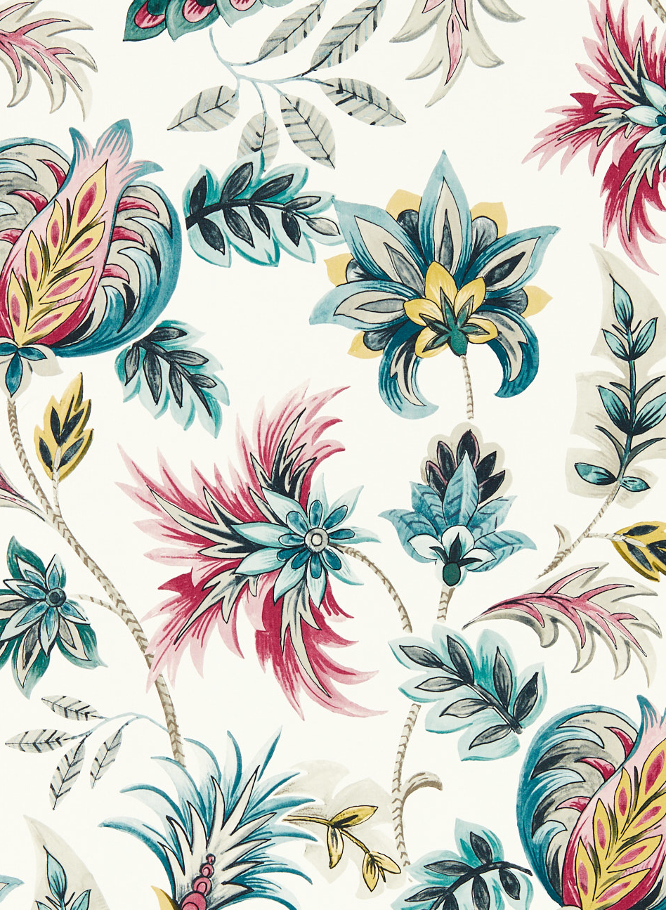 Tapete Sizergh - Teal/ Berry