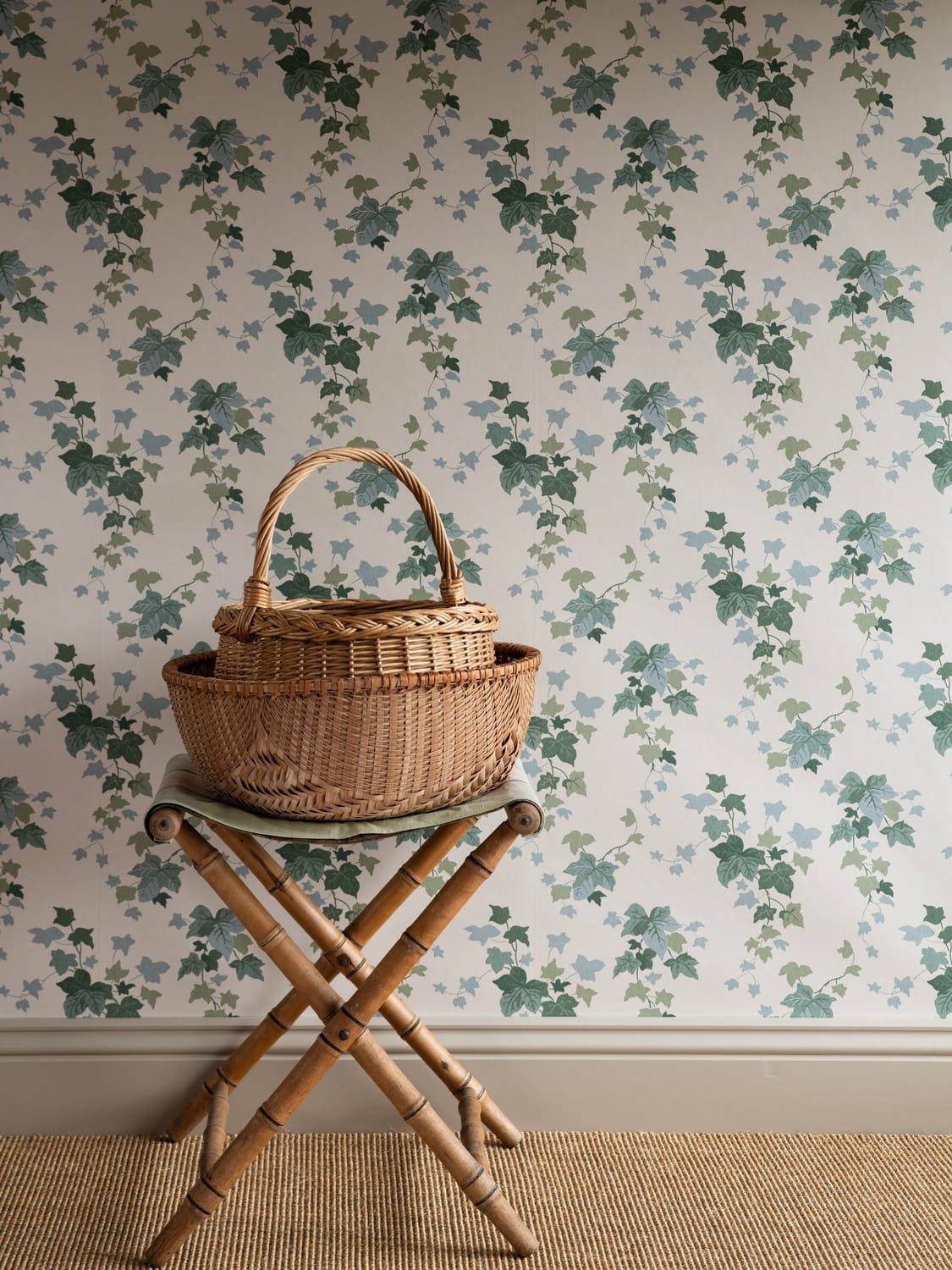Wallpaper Ivy - Pagoda Green