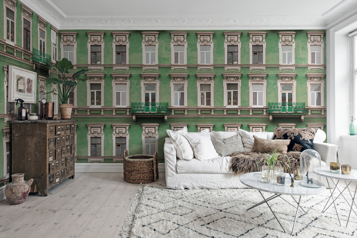 Wandbild Strada - Verde