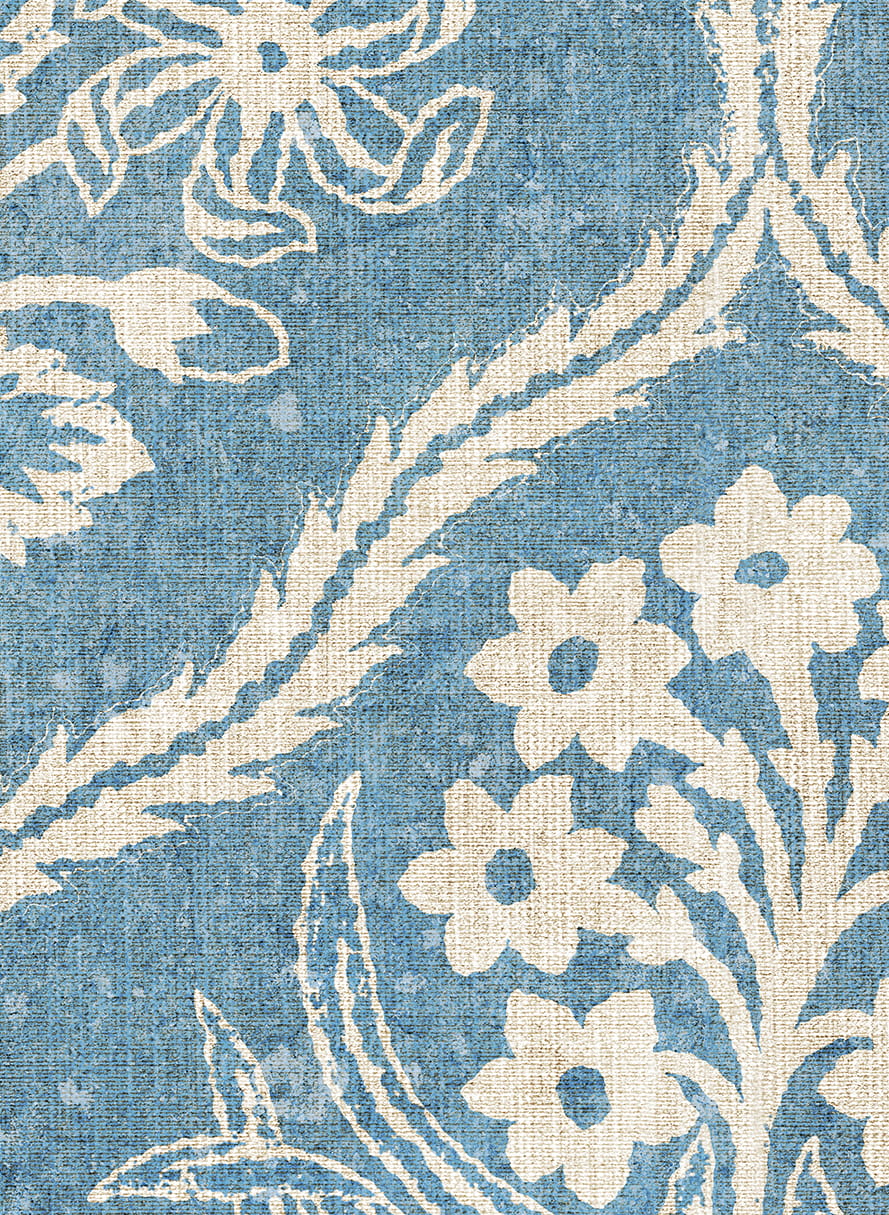 Wallpaper Rosa - Blue