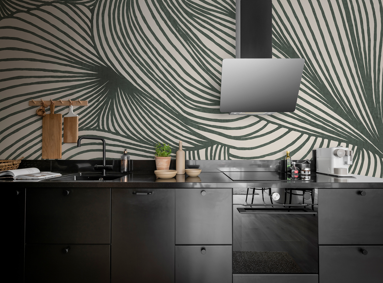 Wandbild Opulence Lines - Moss