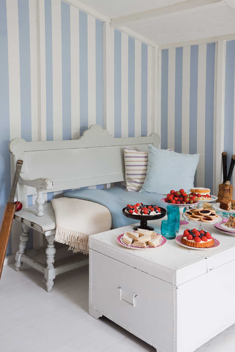 Tapete Glastonbury Stripe - Pale Blue