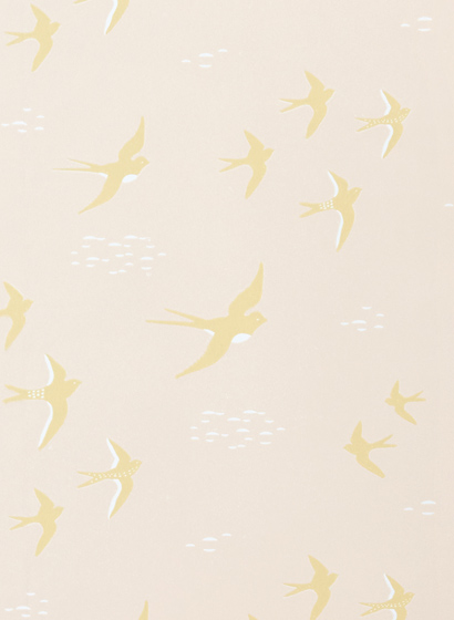 Tapete Follow the Wind - Sunny Pink