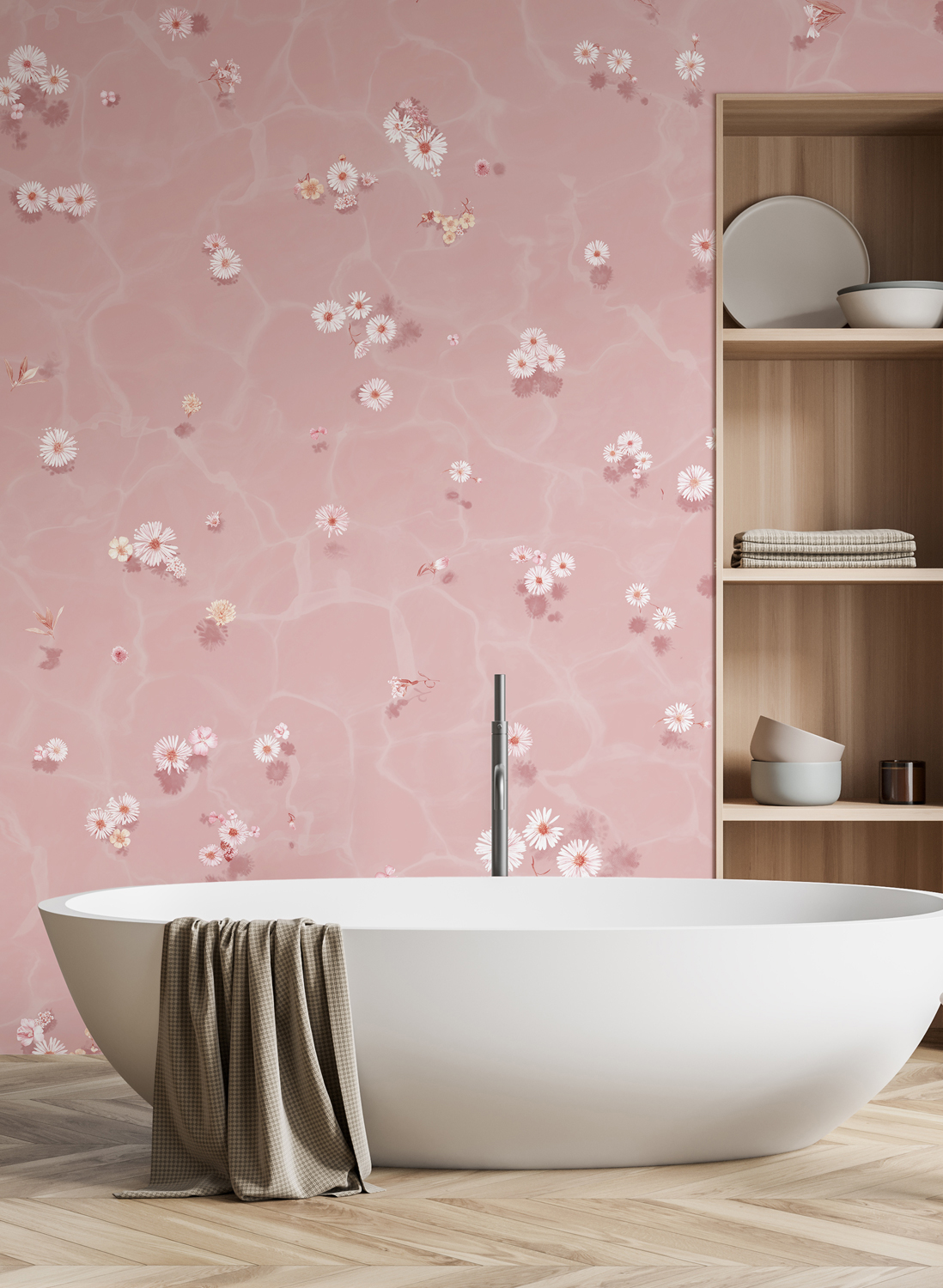 Tapete Floral Bath