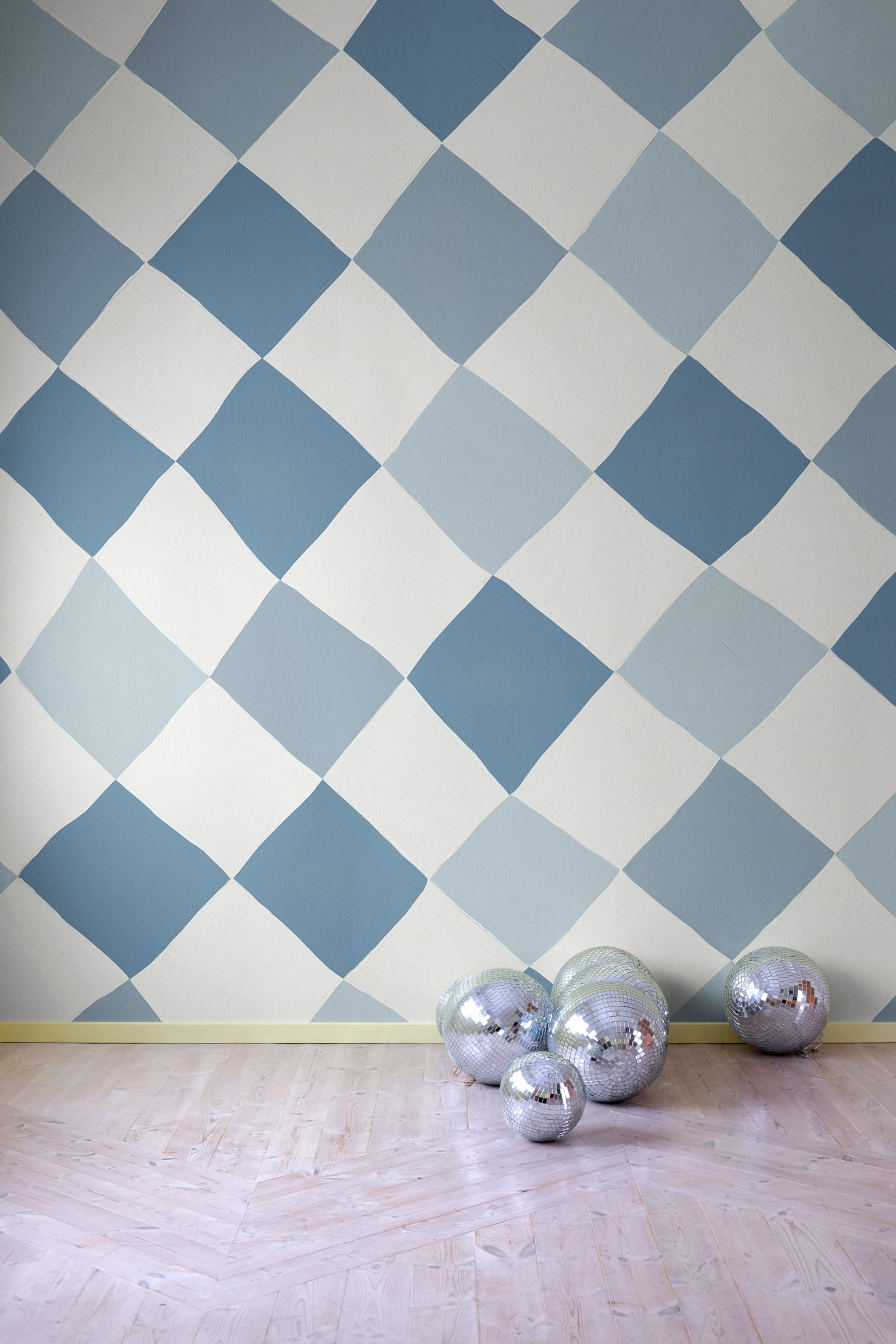Wandbild Tremble - Blue