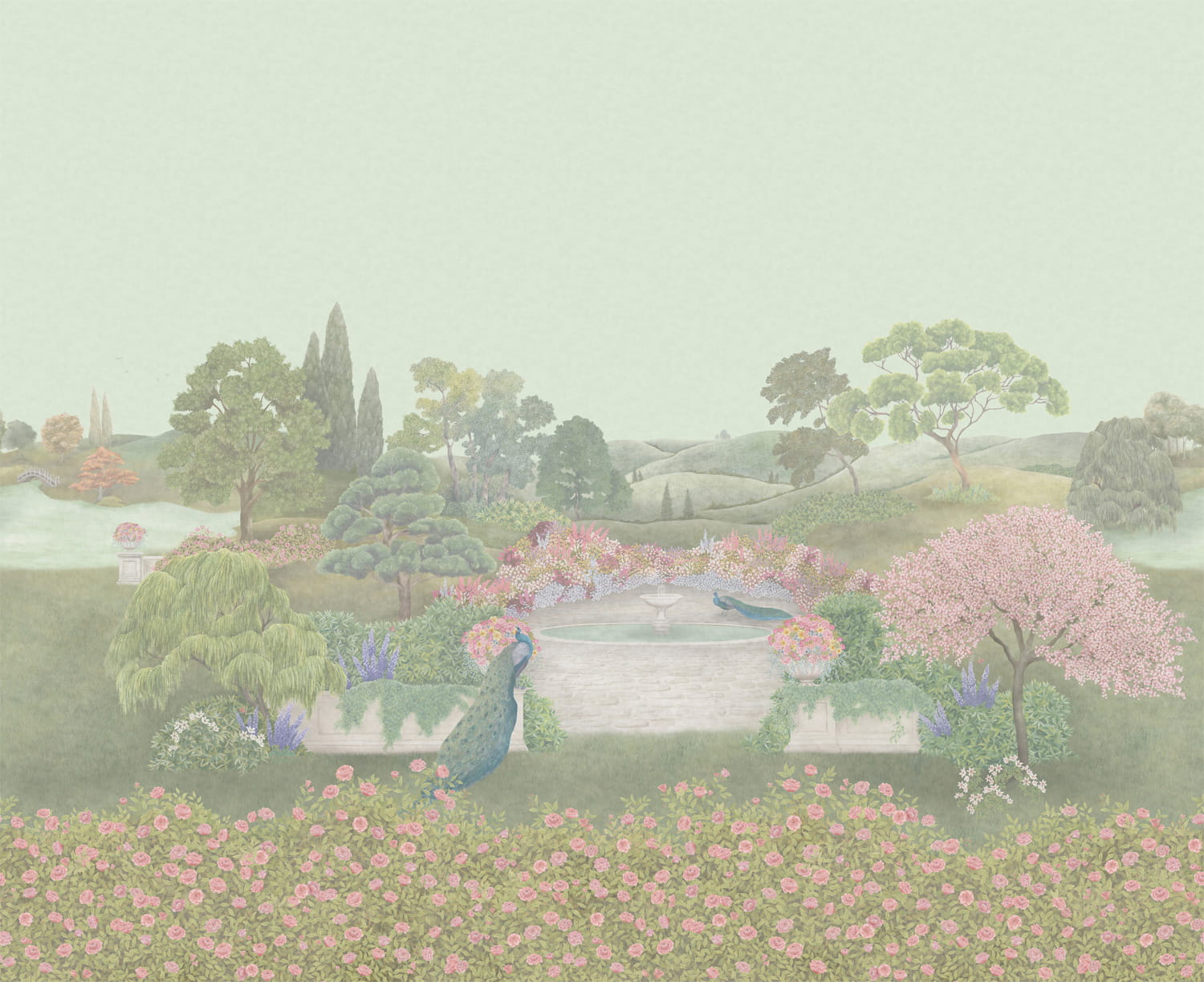 Wandbild Idyll - Blush Pearl