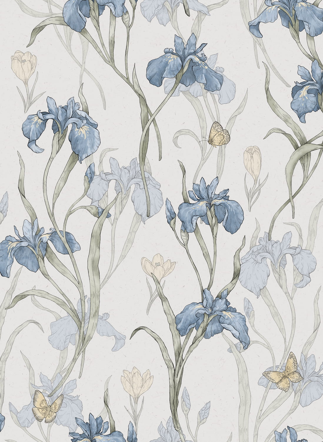 Tapete Iris - Sky Blue