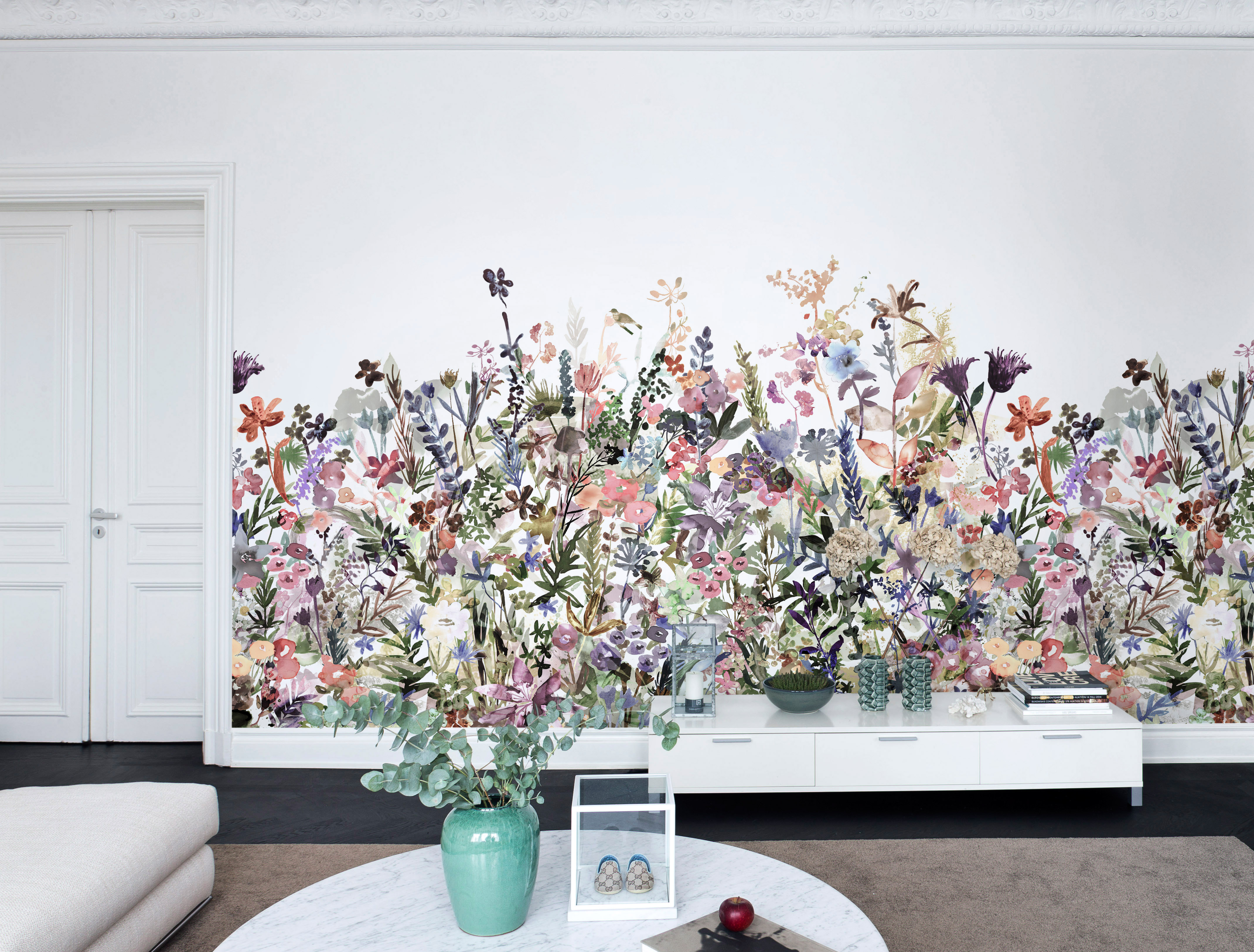Wandbild May Meadow - Pastell