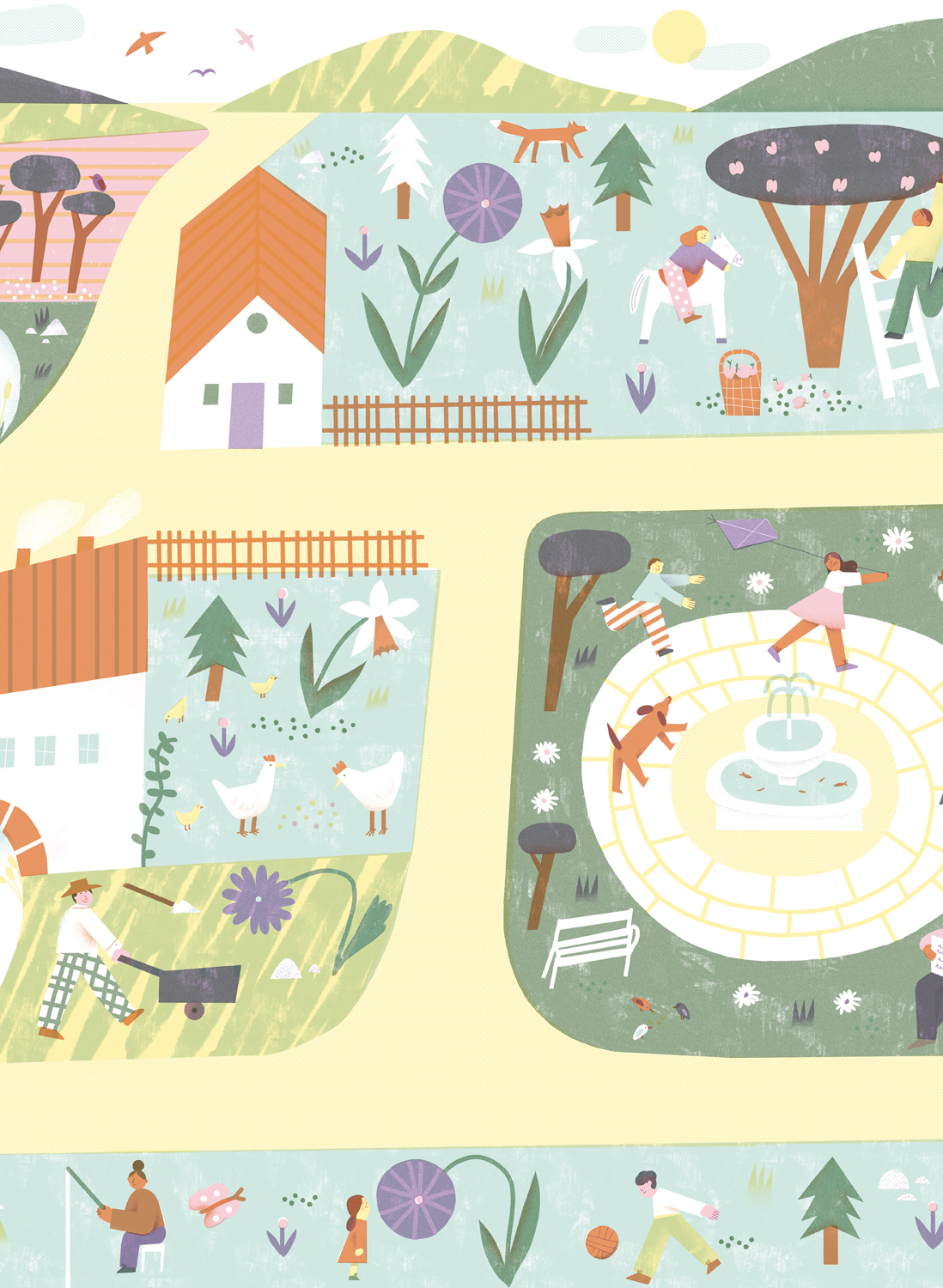 Wandbild Country Joy - Lemon