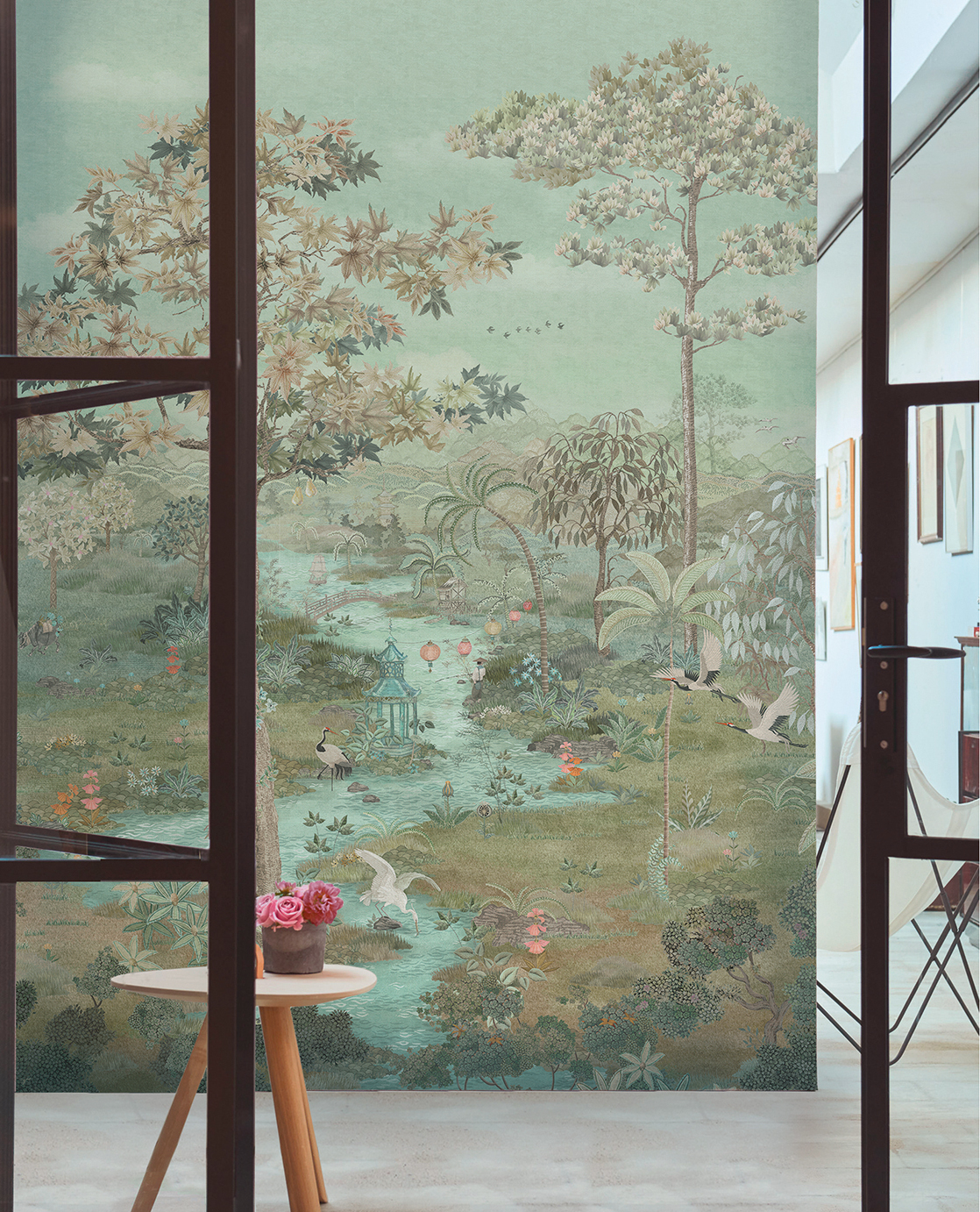 Wandbild Pip Paradise - green