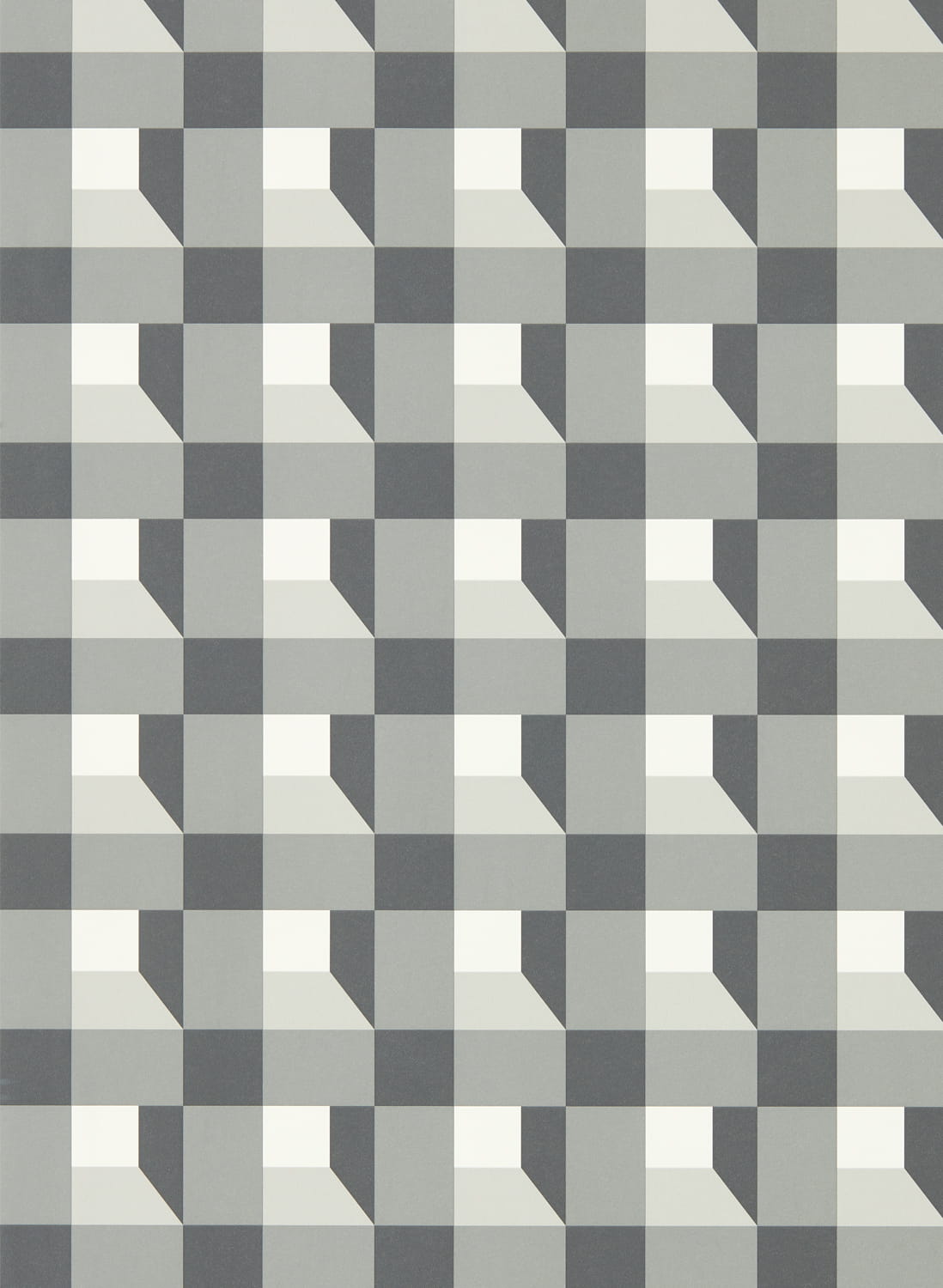 Tapete Blocks - Black Earth/ Sketched/ Diffused Light