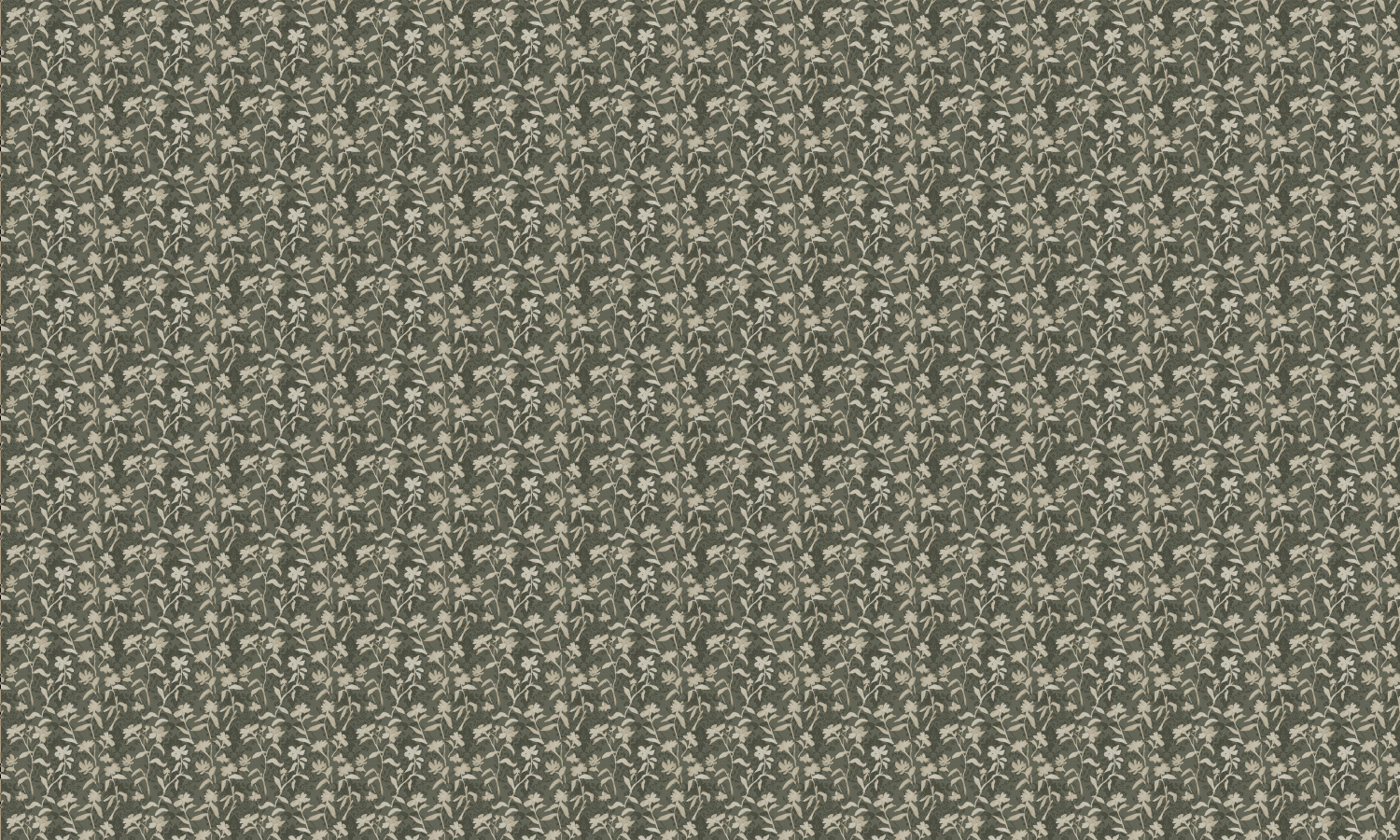 Tapete Blooming Damask - White