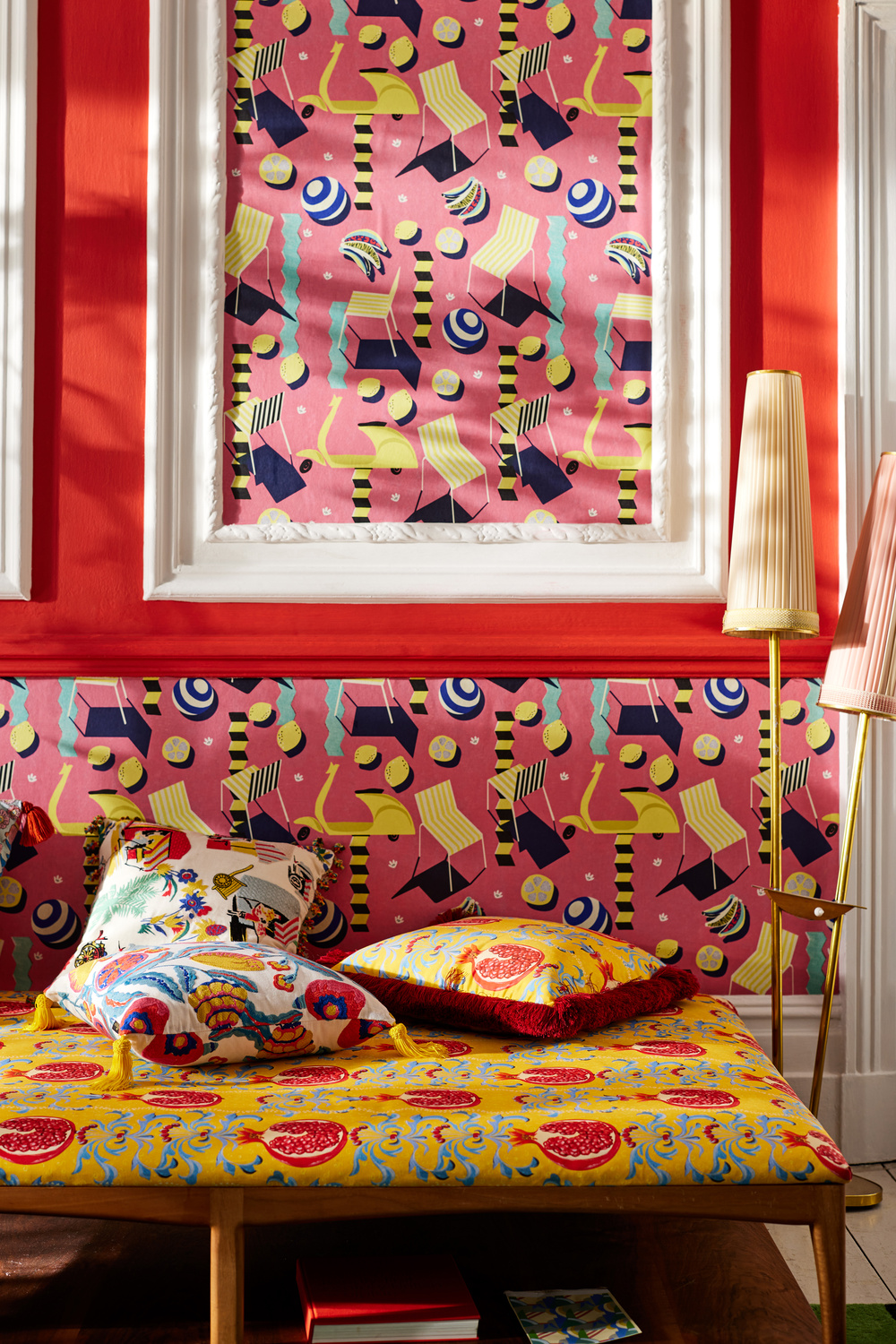 Tissu Melagranata Limone - Cotton Satin - FB00125