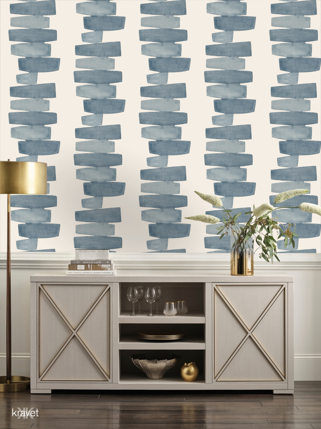 Tapete Stacked - Slate