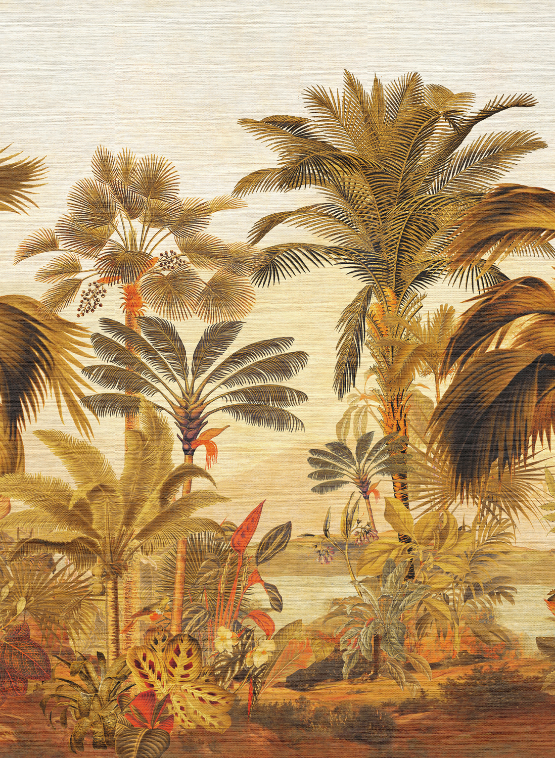 Wandbild Reverie Tropicale - Golden Hour